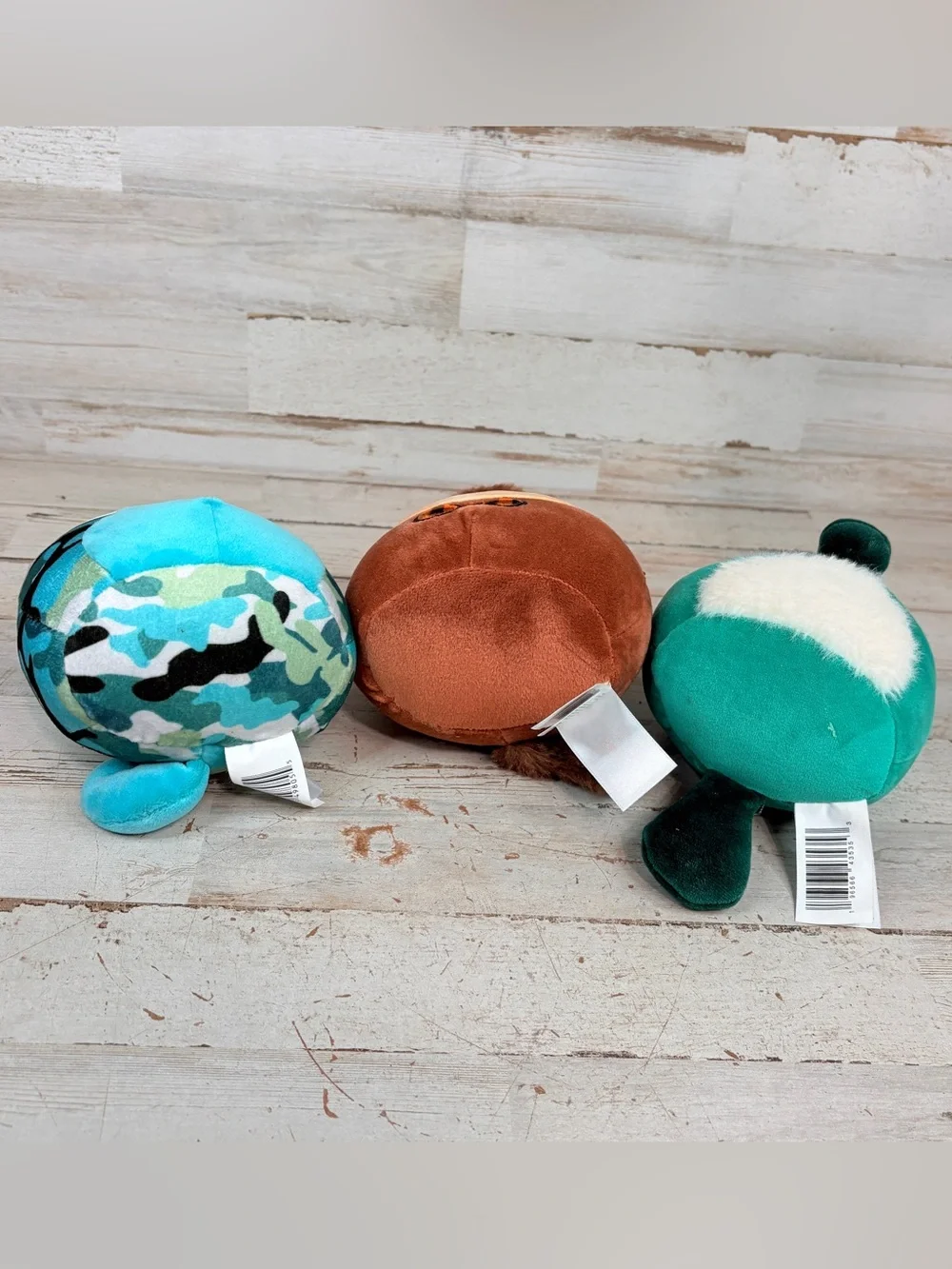 Squishmallow Lot Of 3 Plush Animals 5” Stuffed Animals Calais, Wade, Selassi